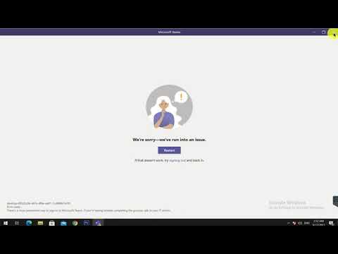#1 [MS Teams] Sửa lỗi We’re sorry — We’ve run into an issue khi đăng nhập MS Teams Mới Nhất