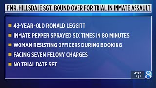 Former Hillsdale sergeant accused of assaulting inmate bound over for trial