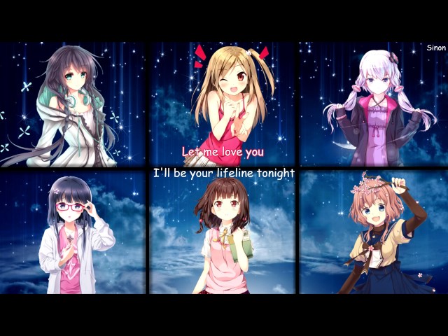 Nightcore - Cold Water/Let Me Love You (Mashup) (Switching Vocals) - (Lyrics) class=