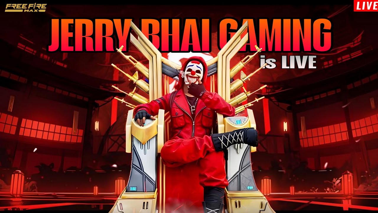 FREE FIRE LIVE IN TELUGU || JERRY BHAI GAMING || #freefirelivetelugu # ...
