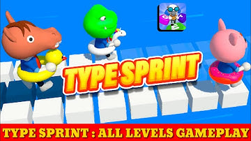 Type Sprint - Typing Games, Practice & Training iOS, Android All Levels Gameplay - Best Game Ever
