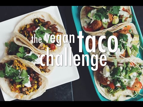 THE VEGAN TACO CHALLENGE | hot for food