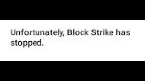 EASY FIX - getting lagged out of block strike for Android (90% WORKS)