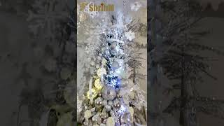 Elevate Your Holiday Decor: The Allure of a White Gold Luxurious Christmas Tree by Shrih M