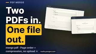 Merge PDF Without Uploading — the Whole Walkthrough, Free and Offline-Capable