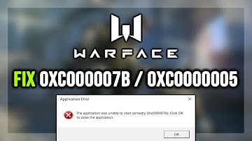 How to FIX Warface 0xc000007b & 0xc0000005 Error