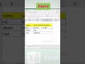 Two Cells data one cells convert in excel