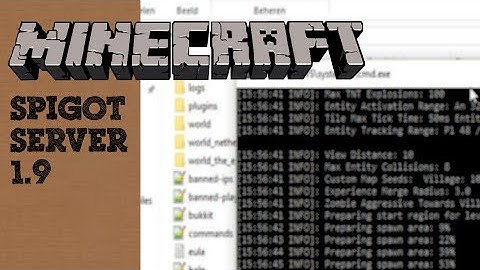 Minecraft: Hoe zet je een Spigot/Bukkit server op voor 1.9+ (NL)