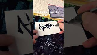 How to graffiti tag - ✍🏻 AIMIST #graffiti #tagging
