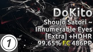 DoKito | Demetori - Shoujo Satori ~ Innumerable Eyes [Extra] | HDHR 99.65% FC 486pp