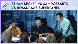 Ethan Becker vs Samdoesarts vs Rossdraws Superpanel