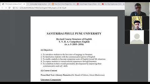 TYBA Com  English Syllabus Introduction