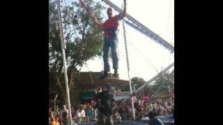 Charlie on the Bungee Trampoline at 2009 Minnesota State Fair