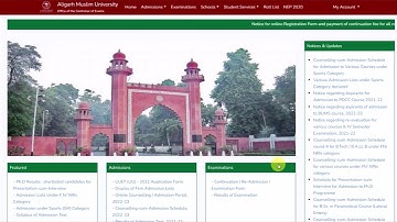 AMU 3 ज़रूरी Official नोटिस for एडमिशन | Aligarh Muslim University Admission 2022| Amu Admission 2022