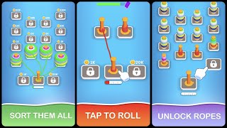 Rope Sort Game Gameplay Android Mobile