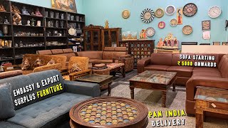 Buy Embassy & Export Surplus Furniture || Sofa, Bed, Dining Table || Cheapest Used Embassy Furniture
