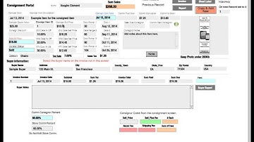 Consignment Pro 3.0 v13: Consign Labels Screens