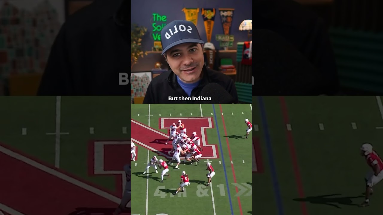 Indiana looked cooked… until they didn’t #collegefootball
