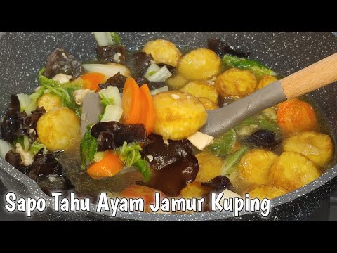 Sapo Tahu Jamur Kuping
