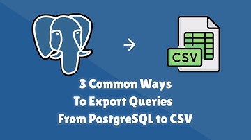 Export Queries Results Data From PostgreSQL To CSV Using pgAdmin, PSQL, and Python