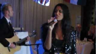 Radha Mehta sings  at The WOF celebrity benefit- The World Networks' event