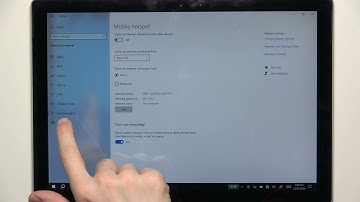 Microsoft Surface Pro 5 - How to Enable Mobile Hotspot? | Share Your Connection