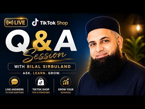 Tiktok Shop UK & USA Live Q&A Session with Bilal Sirbuland | Skool Community