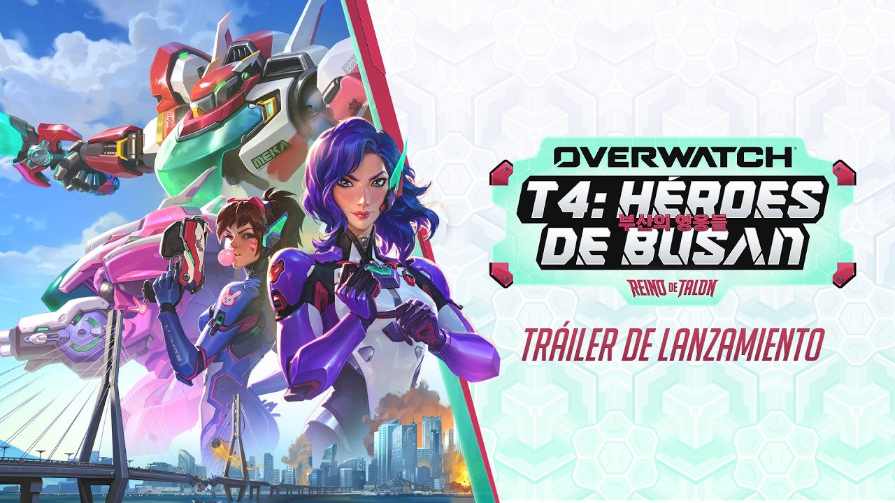 Overwatch presenta la Temporada 4: Héroes de Busan con el debut de D.Mon, mapas renovados y cambios al Pase de Batalla