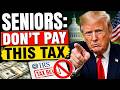 FOR SENIOR : THIS IS HOW ELDERLY PEOPLE CAN AVOID PENSION TAX