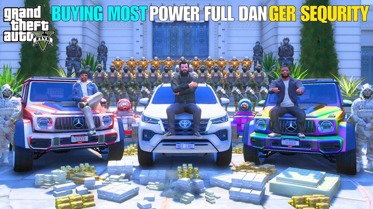 BUYING MOST POWER FULL DANGER SEQURITY GRUAD !! GTA5 GAMEPLAY CINEMATIC @Tecnogamerz