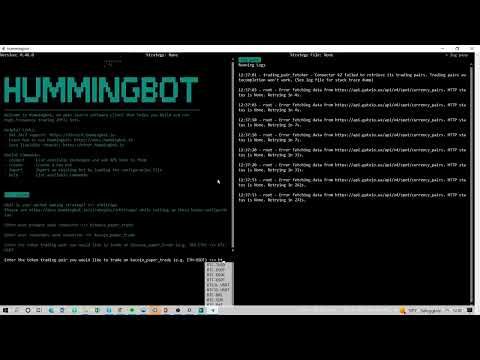 Create an arbitrage crypto bot with Hummingbot platform