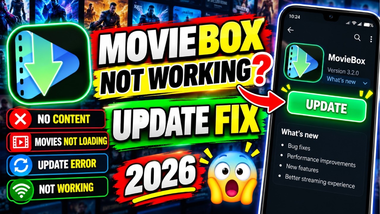 MovieBox App Update Problem Solved! 🔥 | Not Working Fix (2026)