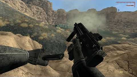 Fallout   New Vegas HL2 SMG Grenade Launcher showcase
