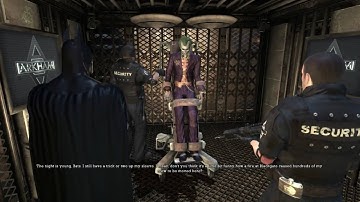Batman Arkham asylum, first 10 minutes  Maxed graphics PC