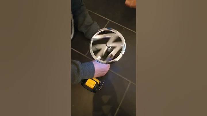 Spinning Volkswagen Emblem