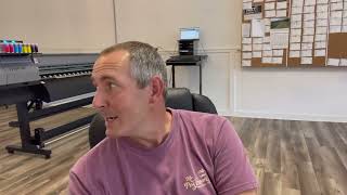 The Keenkut Sabre 2 Arrives: Mr. Postman Print Shop & Signs Vlog