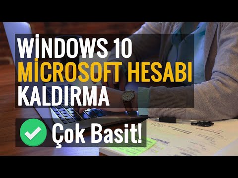 Windows 10 Microsoft Hesabı Kaldırma | %100 Çözüm!