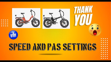 Rattan LF/LM 750 Pro Speed & PAS Adjustable Settings