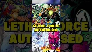 The Guardians Authorise LETHAL FORCE For All Lanterns | #shorts #dccomics #greenlantern #haljordan