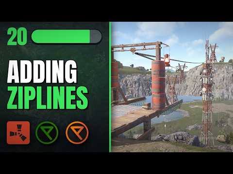 Adding Ziplines And Custom Ziplines - RustEdit | Part 20