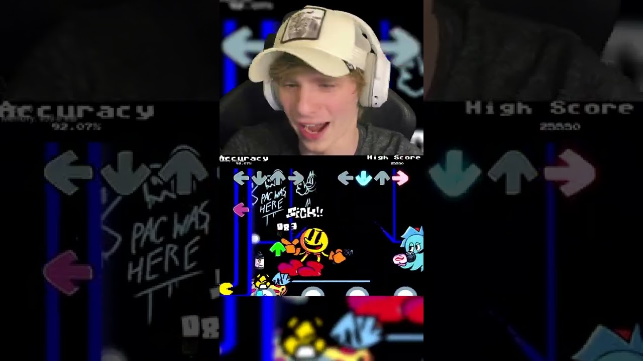 PACMAN IS GOING CRAZY IN THIS FNF MOD!!! 