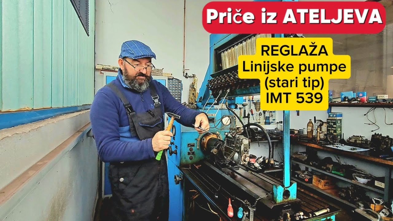 Reglaža  linijske pumpe (stari tip) IMT 539 (Priče iz ATELJEVA)