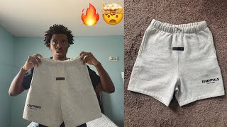 THE BEST PLACES TO THE BUY FEAR OF GOD ESSENTIALS SHORTS💕🤯🔥💪🏾