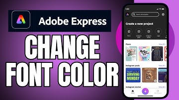 How to Change Font Color on Adobe Express 2025?