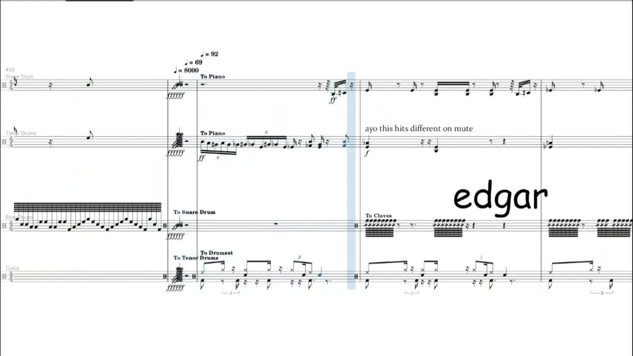 Jig 2 Drumline Cadence except something isn't right YouTube