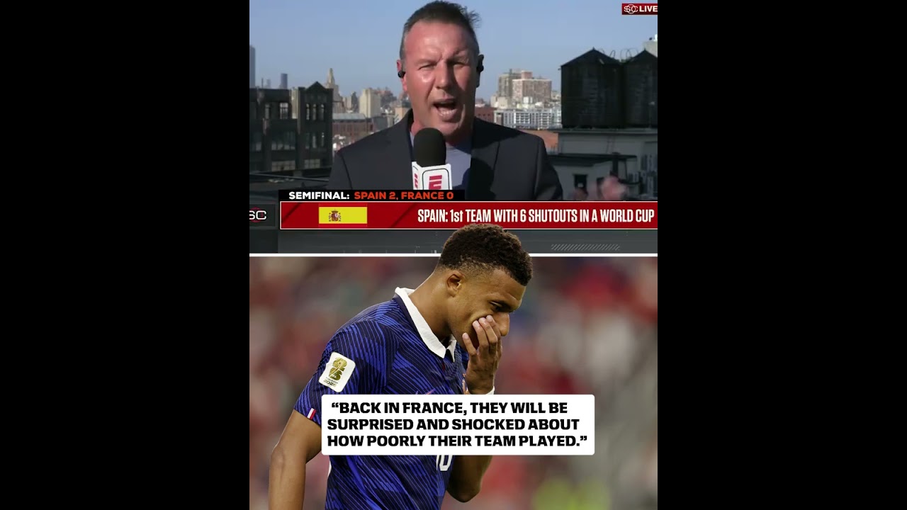 Craig Burley reacts to Spain shutting out France 2-0 👀