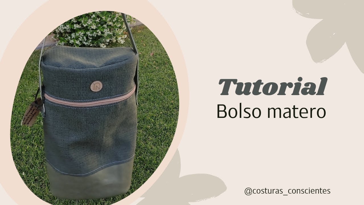 Como hacer bolso matero paso a paso 🧉