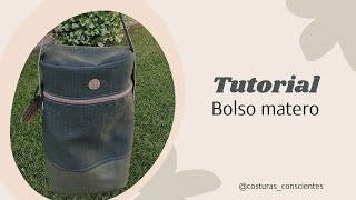 Tutoríal Bolso matero - Moldería y paso a paso 🧉