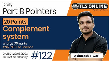 Complement system | Immunology | CSIR NET Life Science | Ashutosh Tiwari |