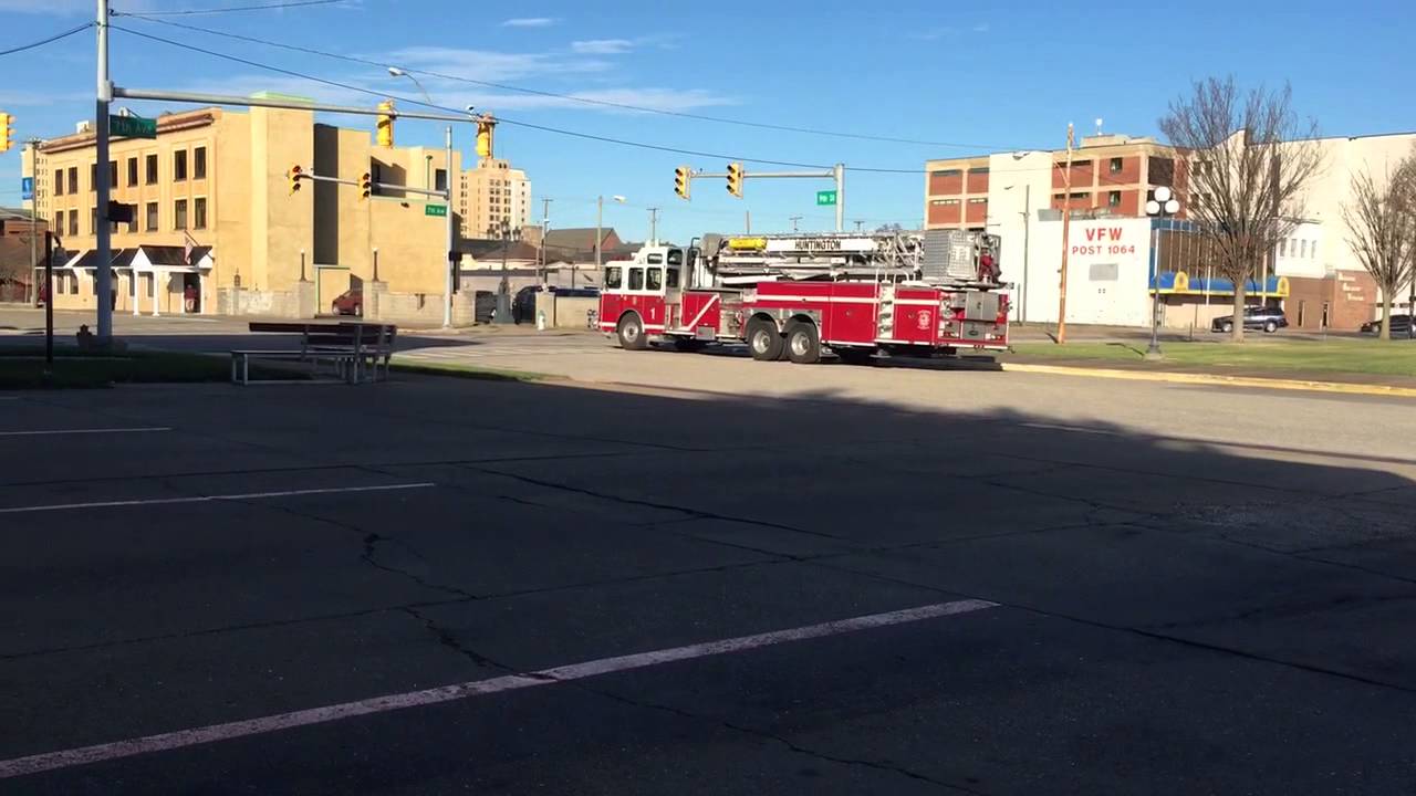 Huntington Fire Department Tower 1 YouTube